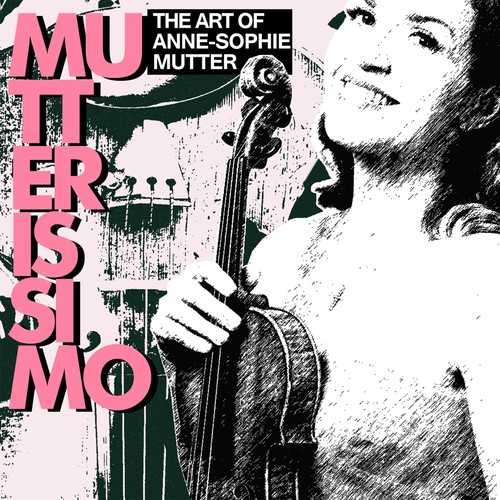 Illustrate the cover for Anne Sophie Mutter’s new album Diseño de Carmen CA.JA.
