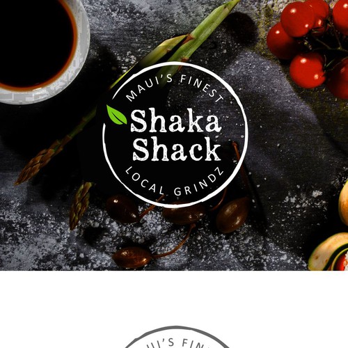 Diseño de Shaka Shack - Maui Food Cart Franchise Logo de Dmitri Cezaro