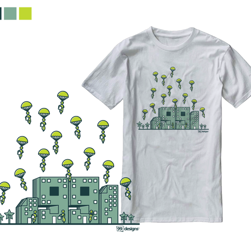 Create 99designs' Next Iconic Community T-shirt Réalisé par cissy ( Qilart )