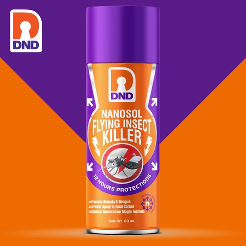 Diseño de Design a standout label for a Super Effective Insect Killer Spray de Mrs Design ♥