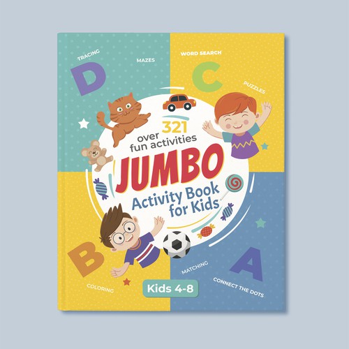 Fun Design for Jumbo Activity Book Ontwerp door Artilana