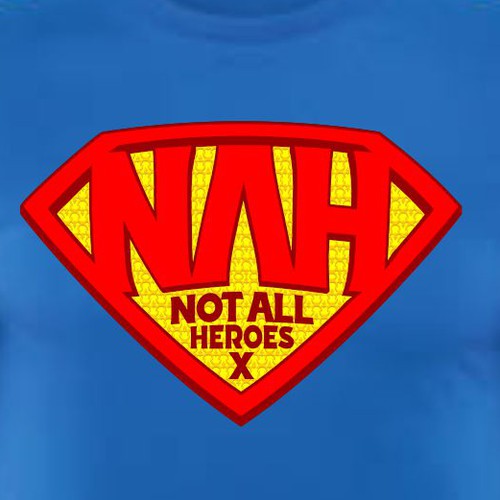 Anti Hero Shirt design - Not All Heroes Wear Capes Design by Dondies goura