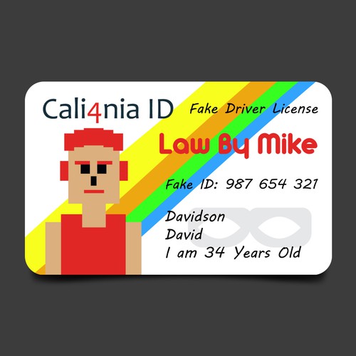 A really bad fake ID, I mean really bad Design réalisé par Black-Pepper