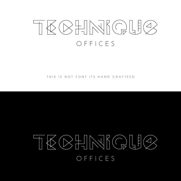 Architectural logo for technique offices