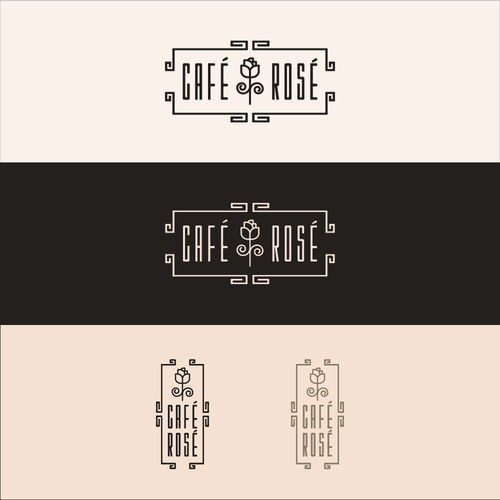 Art Deco Brunch Cafe Logo Design Design por — Sara