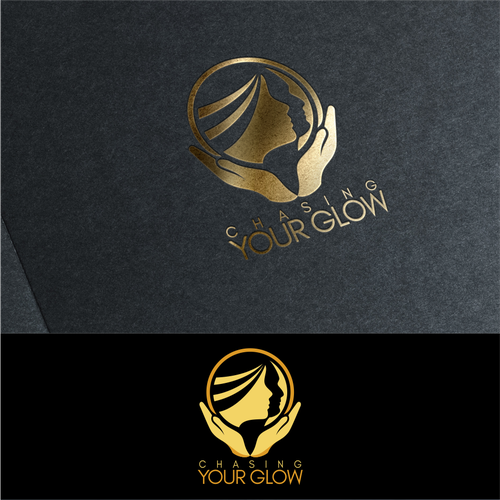 Logo for Glowing Skin and Confidence- glow from within. NO FLOWERS/LOTUS Design by Sri_widya_designs