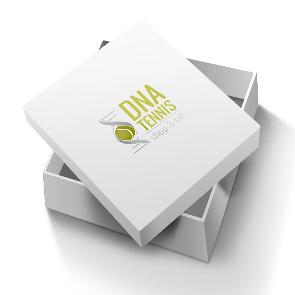 logo for a high tech tennis shop