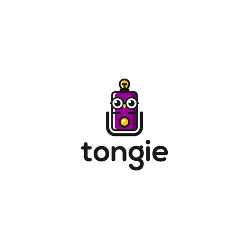 Design di Design Tongie's brand which is an A.I. boosted, language teaching mobile app di SiBudi Design