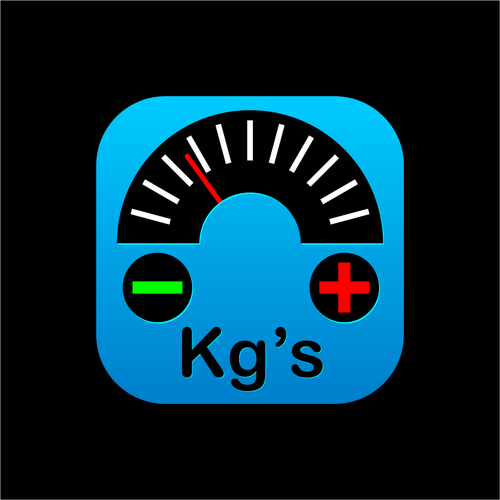 App icon for weight loss iPhone app based on ...