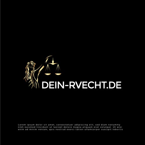 Logo for website of lawyer, social media, legal topics Design by hassaandesign