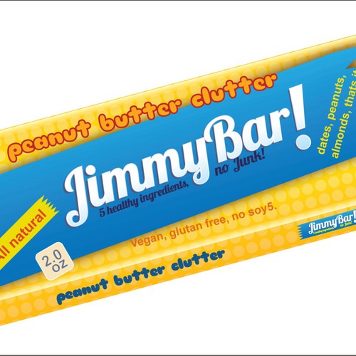 JimmyBar! needs a new product label デザイン by Dimadesign