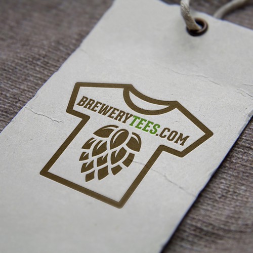 Logo design for my new site, brewerytees.com! Diseño de Boaprint
