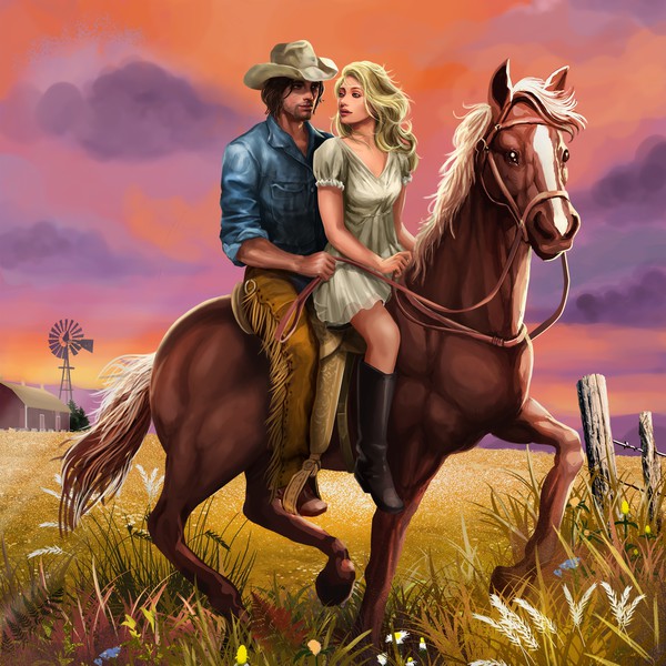 Illustration for Novel Cover