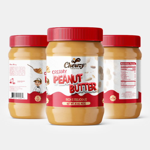 Peanut Butter Label Design by Martil Media