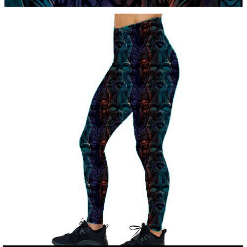 Badass skulls legging pattern, Illustration or graphics contest