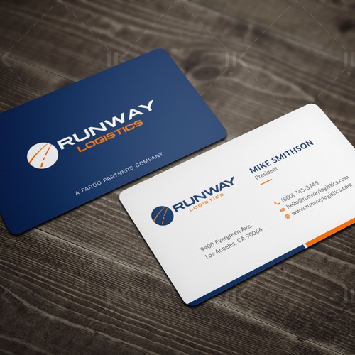Design di Runway Logistics Business Card di IK_Designs