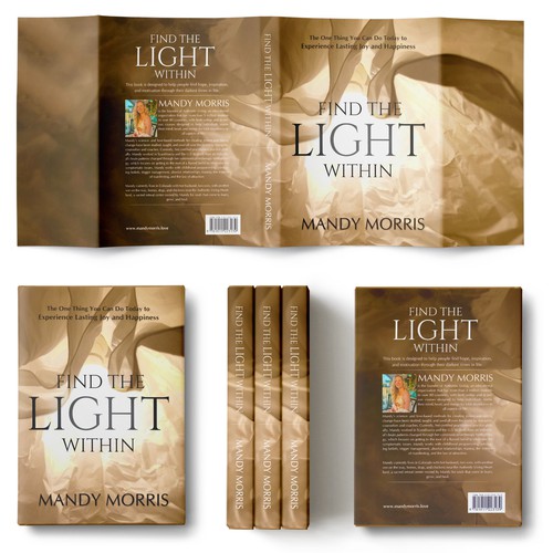 Book cover “find the light within” Design by Wizdizz