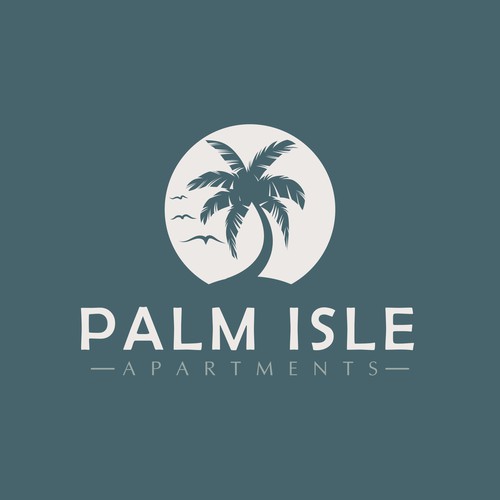 Rebrand/Redesign the logo for Palm Isle Apartments!! Design by DUDS@15