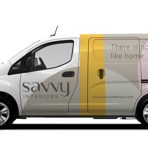 Design build furnish firm needs cool luxury sleek modern Van wrap-ontwerp door RicardoRS