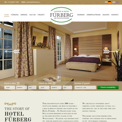 Web page design contest entry by Katerzyna