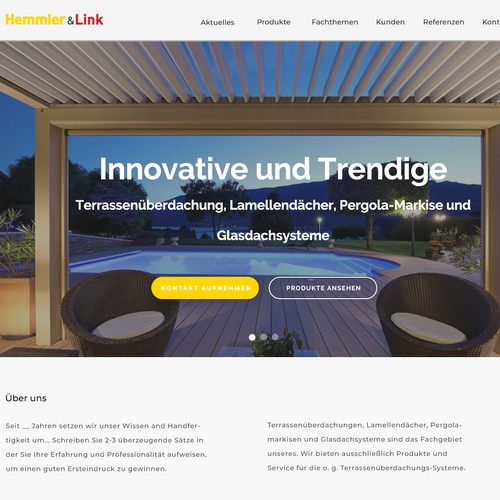 Landing page design contest entry by AzureMyst