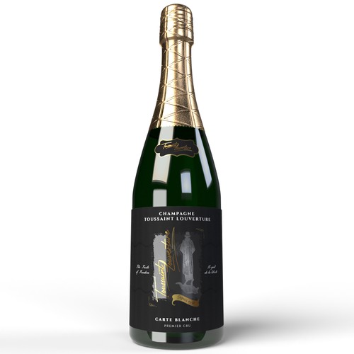 Creer une étiquette originale et élégante pour un champagne d'exception