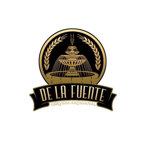 "Crea una imagen atractiva para la Cerveza Artesanal De La Fuente!" winning Logo design