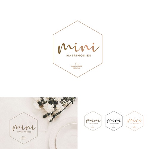 Mini Matrimonies Logo Needed For Micro Wedding Ceremonies! Design by Tara✏️
