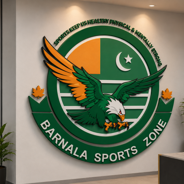 Design by BAZOOO titled "BARNALA SPORTS ZONE "