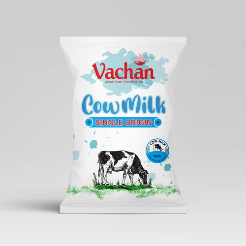 Vachan Cow Milk Design by Mamun's_Creation