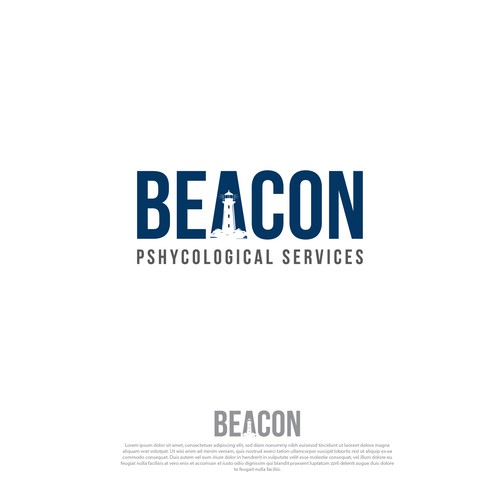 Logo for psychologist private practice providing therapy. Serious but hopeful. Design by Pondra C Putra