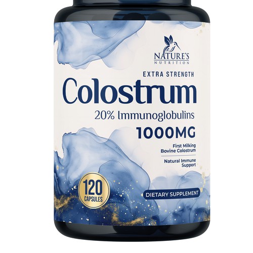 Powerful, Colostrum Design Needed for Nature's Nutrition Design by UnderTheSea™