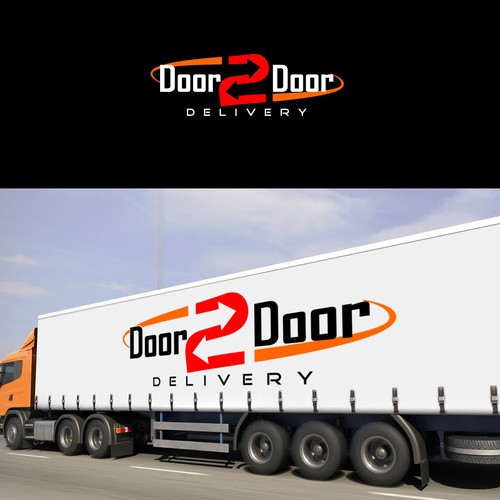 Create a unique logo and website for Door 2 Door Delivery Logo & hosted website contest