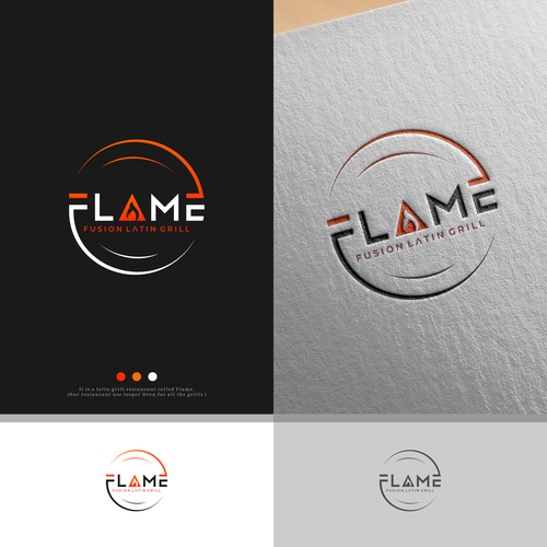 Design for Flame restaurant Diseño de drow '