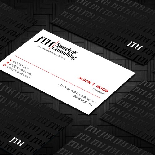 Business Card Design for Executive Search Firm Design by Taaiebah