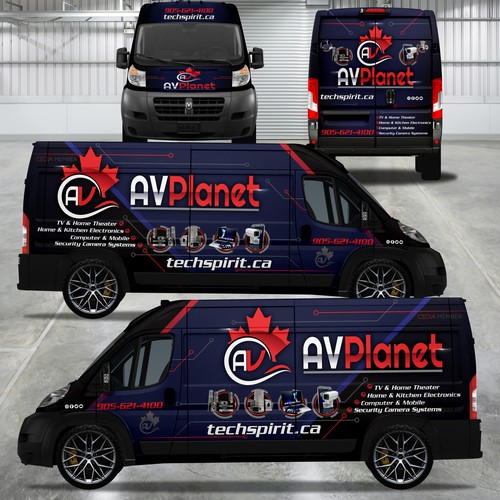 Design a Van Wrap for security systems installation Company Design by ✨Elis Alves✨