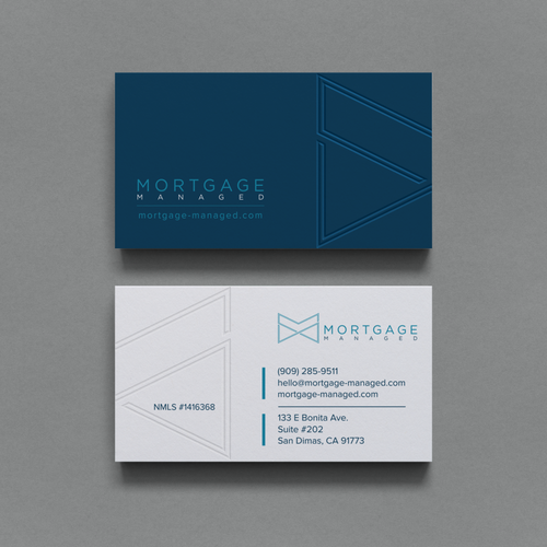 Business card design for Mortgage Company-creative liberties welcome ...