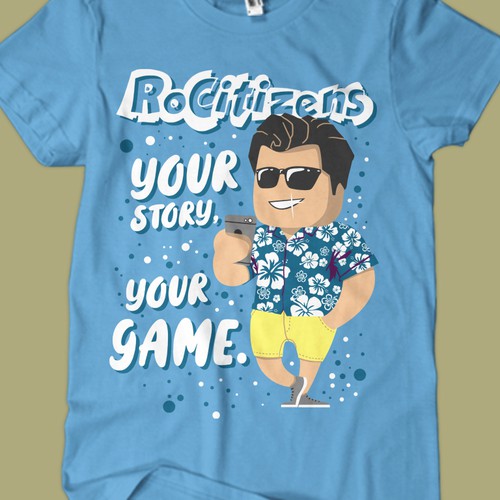 Create A Unique T Shirt Graphic For Popular Roblox Game Rocitizens T Shirt Contest 99designs - aesthetic t shirt design roblox