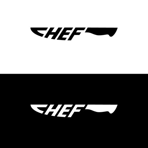 "CHEF": Food & Cooking Social Media Logo Design by k_h_design