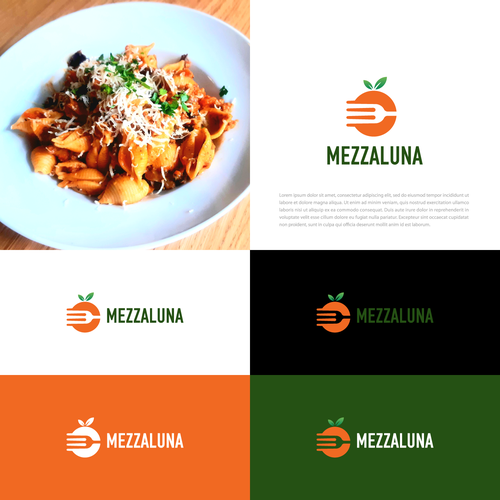 "Le Mezza fait son relooking" ganador Logo & guía de marca