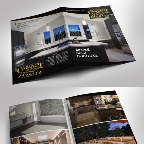 Cabinet Genies needs a new brochure! デザイン by CM Design Department