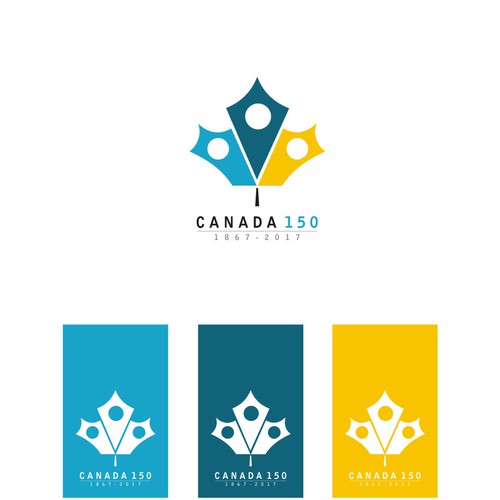 Community contest: Design Canada’s 150th birthday logo! Design by sougatacreative