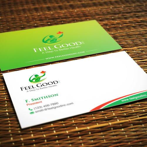 A Step To Better Health - Business card for the medical industry Design by ™SF_Design™