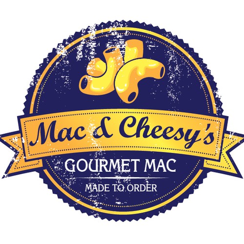 Mac & Cheesy's Needs a Logo! Gourmet Mac and Cheese Shop Design by A.M. Designs