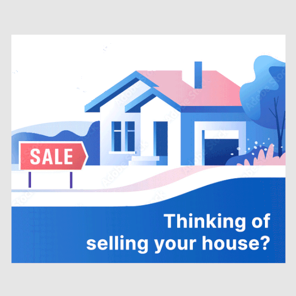 Animated GIF banner for real estate agent