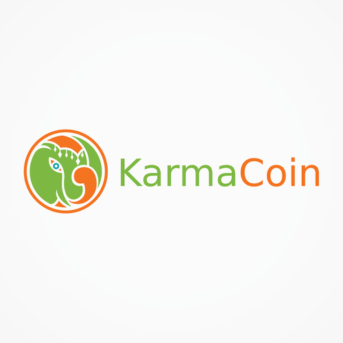 Bitcoin-like logo design. Design the next Dogecoin! "Karmacoin" Design by Duha™
