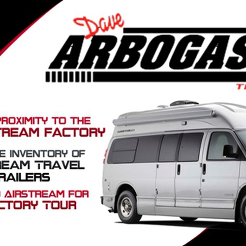 Arbogast Airstream needs a new banner ad Diseño de Hrvoje.Pivar