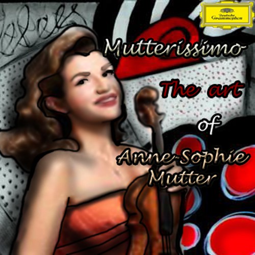 Illustrate the cover for Anne Sophie Mutter’s new album Ontwerp door Bubisamart