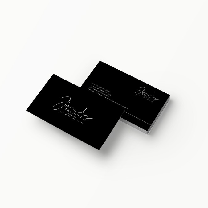 Hipster Modern Hairstylist Logo Logo Business Card Contest