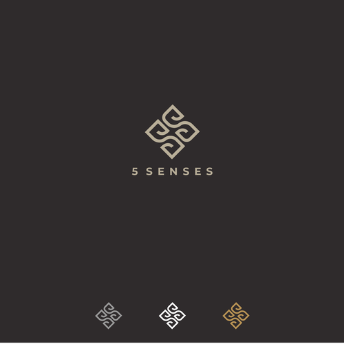 Restaurant logo to stimulate 5 senses Design by youness ™